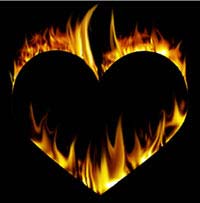 heart on fire